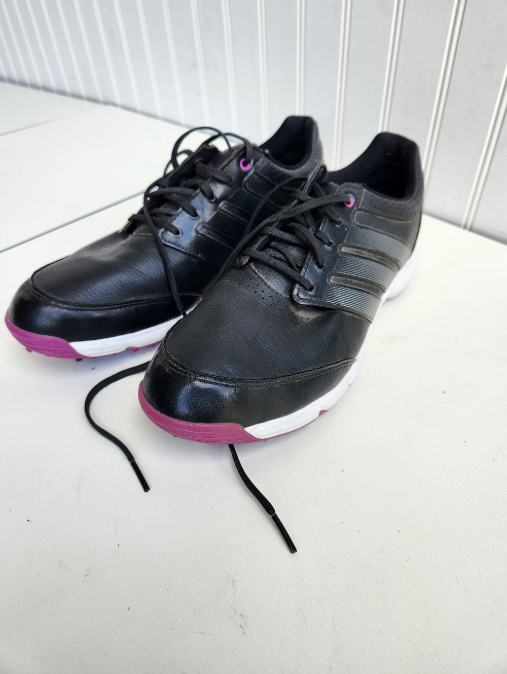 Adidas Golf Response Light Shoes Women’s Black Purple SZ 8 1/2